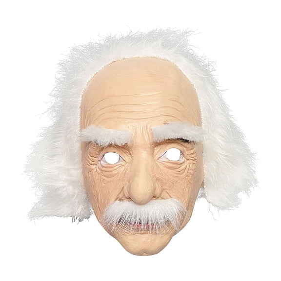 Old Man Face Mask Halloween for Student 1 Piece
