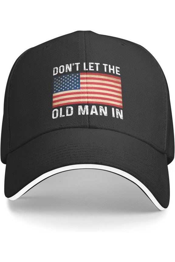 Old Man Hat Don't Let Old Man in Hat Men Baseball Cap Vintage Hats