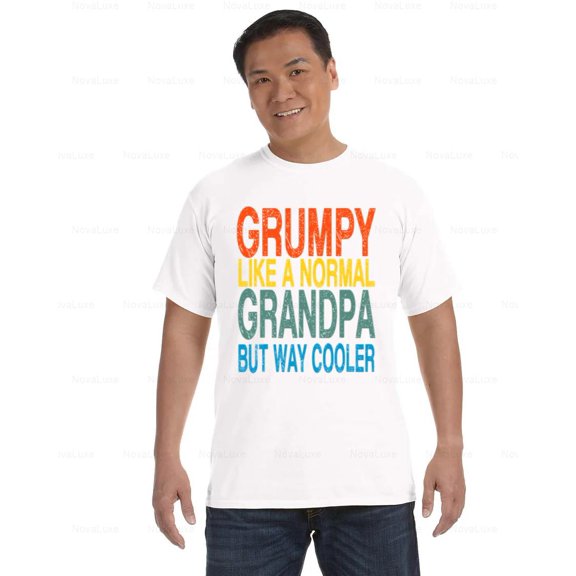 Old Man Humor Funny Father’s Day Grumpy Dad Tribute Comfort Color T-Shirt, Unisex, up to size 4XL