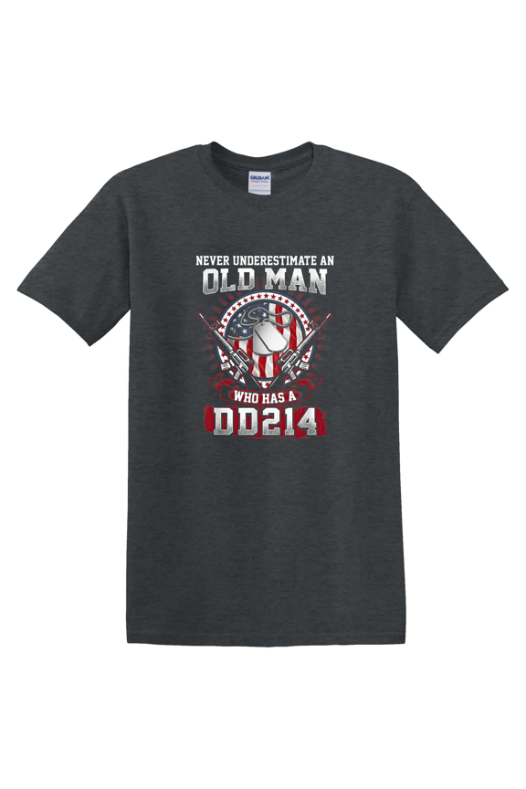 Old Man Military Alumni Graphic T-Shirt