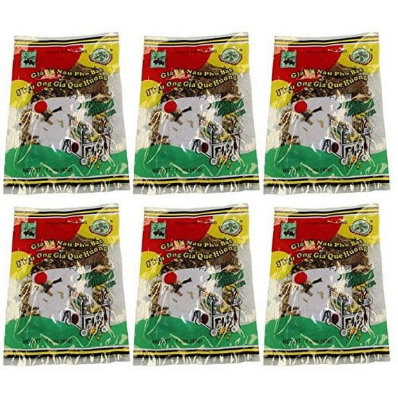 Old Man Que Huong Pho Bac Spice Seasoning (6 Packs)- Gia Vi Pho Bac