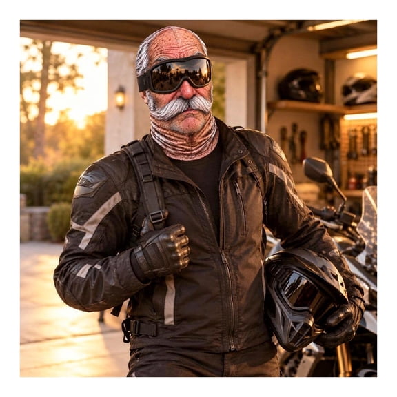 Old Man Ski Mask Balaclava Face Mask 3D Realistic Funny Winter ...