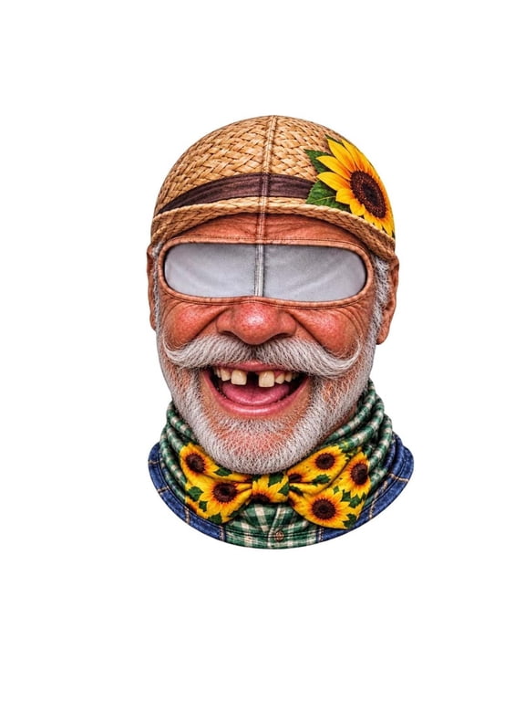 Old Man Ski Mask, Funny Ski Masks for Adults, Novelty Full Face Neck Cover, Winter Windproof Warm Headwear, Funny Party Prank Gift, Outdoor Cycling Skiing Snowboarding Gear