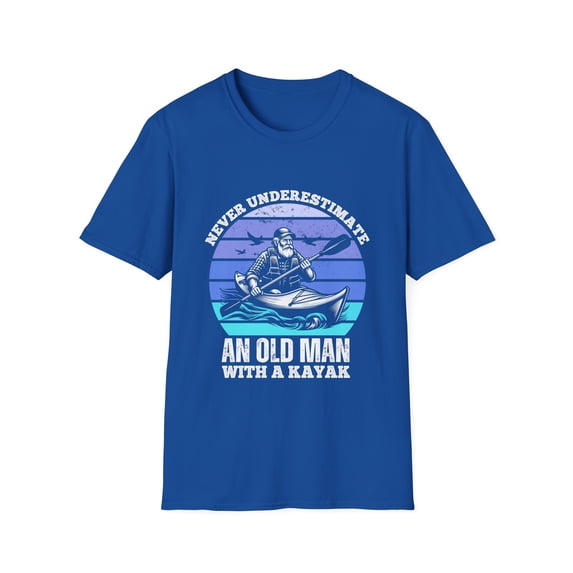 Old Man With A Kayak Kayaking Kayaker Boating Lover