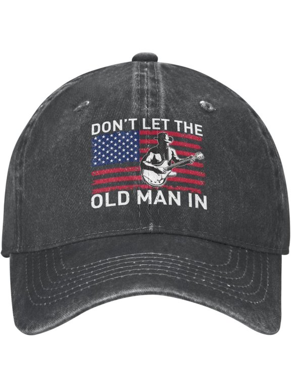 Old Man Womens Ball Cap Don't Let Old Man in Hiking Cap