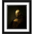 thumbnail image 1 of Old Man in Prayer 2x Matted 28x32 Large Black Ornate Framed Art Print by Rembrandt, 1 of 2