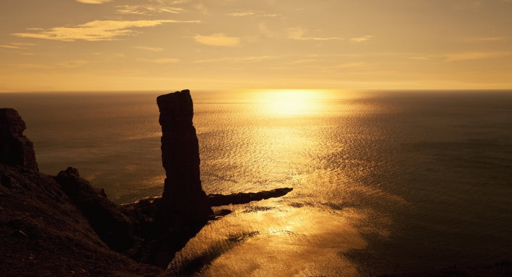 Old Man of Hoy Orkney Scotland Canvas Art - Kav Dadfar Design Pics (21 x 11)