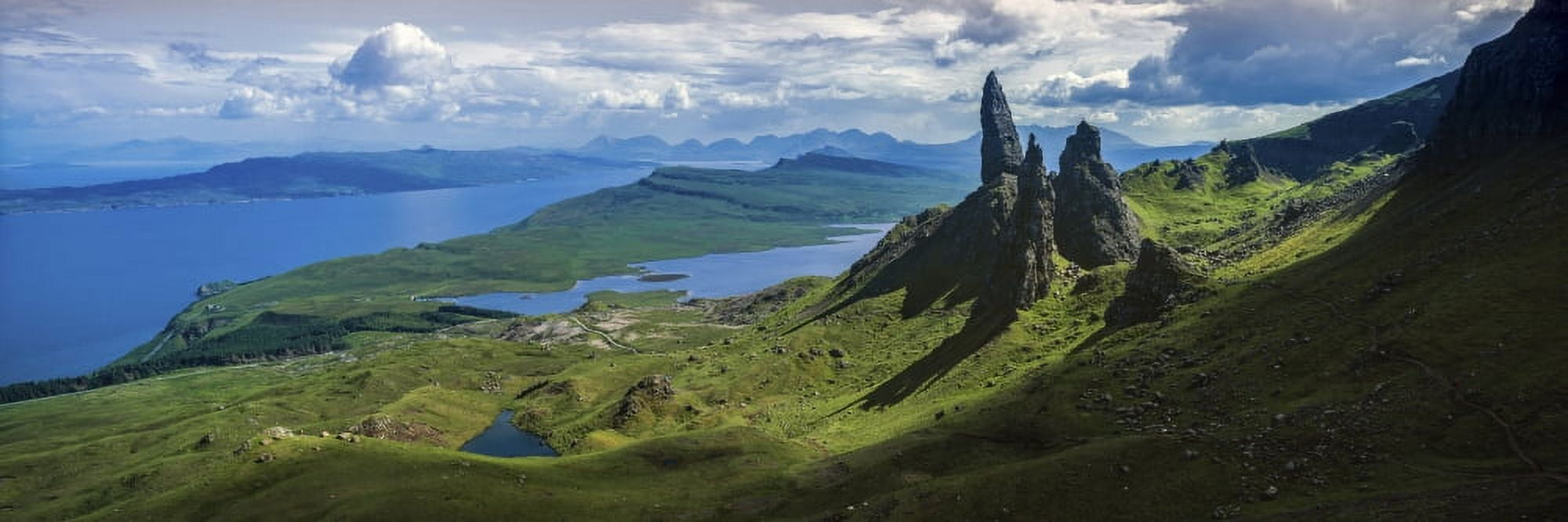 Old Man of Storr Trotternish Peninsula Isle of Skye Scotland Canvas Art - Panoramic Images (27 x 9)