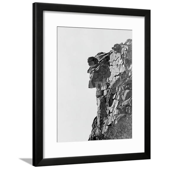 Old Man of the Mountain, Franconia Notch, White Mountains, Scenic Framed Art Print Wall Art Sold by Art.Com