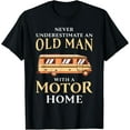 thumbnail image 1 of Old Man with a Motorhome Funny RV Gift T-Shirt, 1 of 4