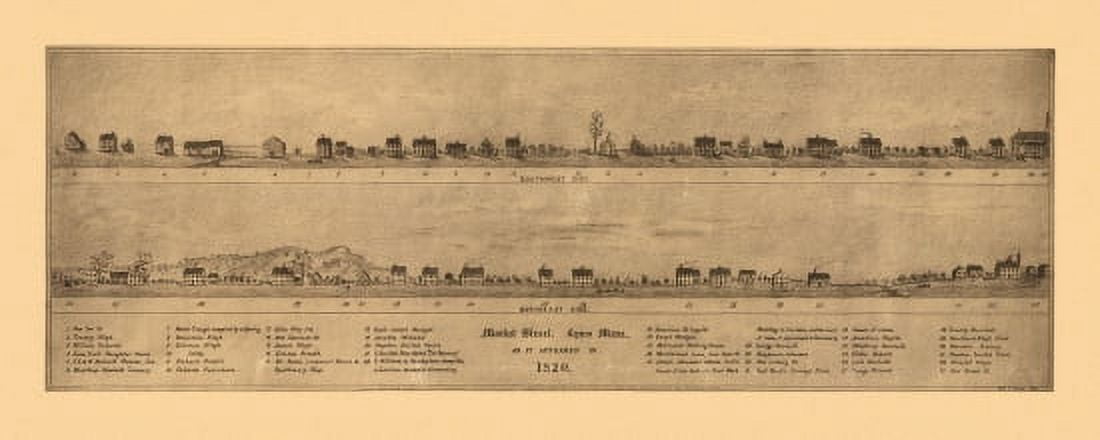 Old Map of Lynn Massachusetts 1820 Essex County Canvas Art - (18 x 24)