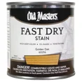 thumbnail image 1 of 1/2 pt Old Masters 60216 Golden Oak Fast Dry Stain Interior Oil-Based Wood Stain, 1 of 1