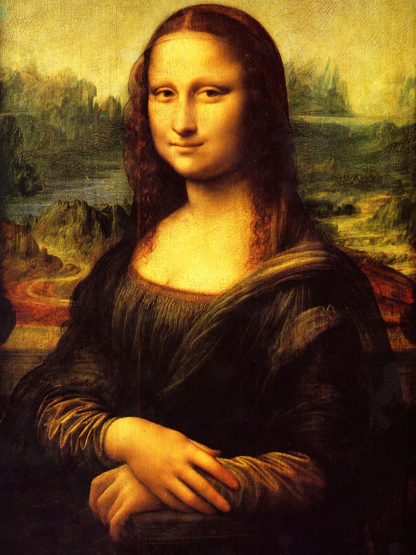 Old Master Painting Leonardo Da Vinci Mona Lisa La Gioconda