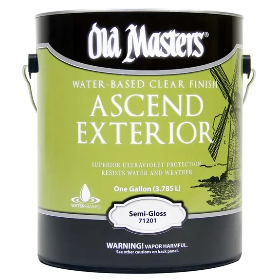 Old Masters 1001184 1 gal Ascend Semi-Gloss Clear Water-Based Finish