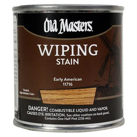 1/2 pt Old Masters 11716 Early American Wiping Stain Interior Oil-Based Stain