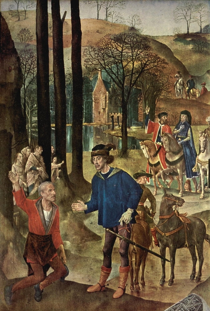 Old Masters 1900 Adoration of the Shepherds Canvas Art - Hugo Van der Goes (24 x 36)