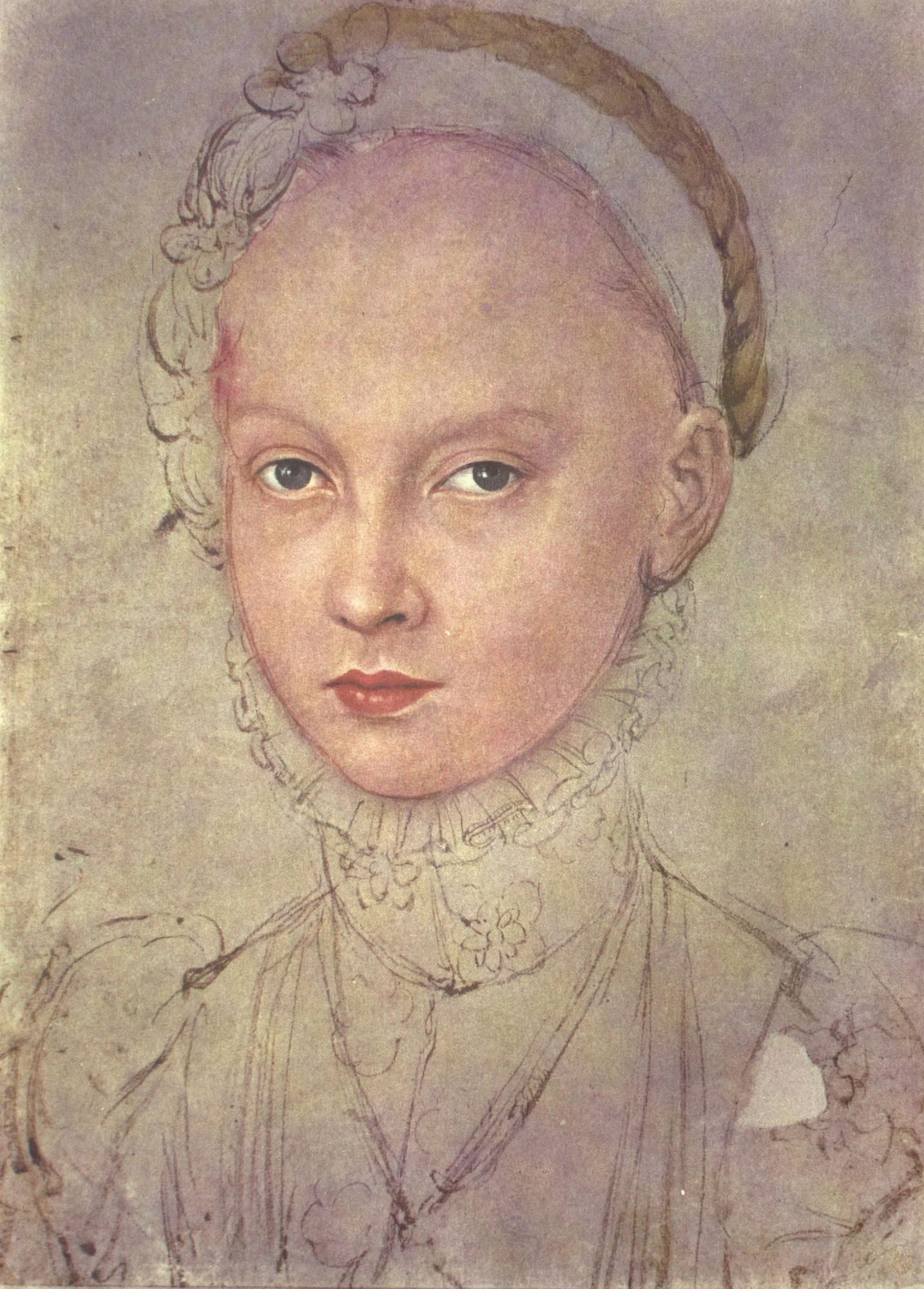 Old Masters 1900 Princess Elizabeth of Saxe Canvas Art - Lucas Cranach (24 x 36)