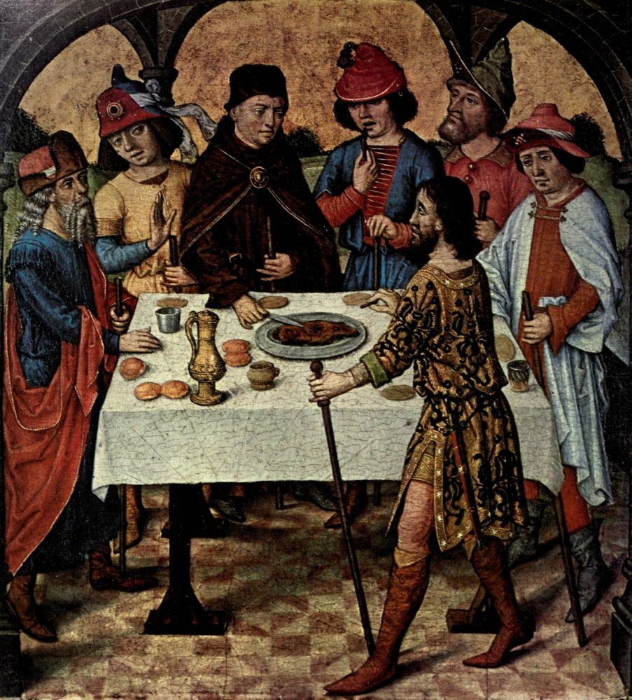 Old Masters 1900 The Passover supper Canvas Art - Dieric Bouts (18 x 24)