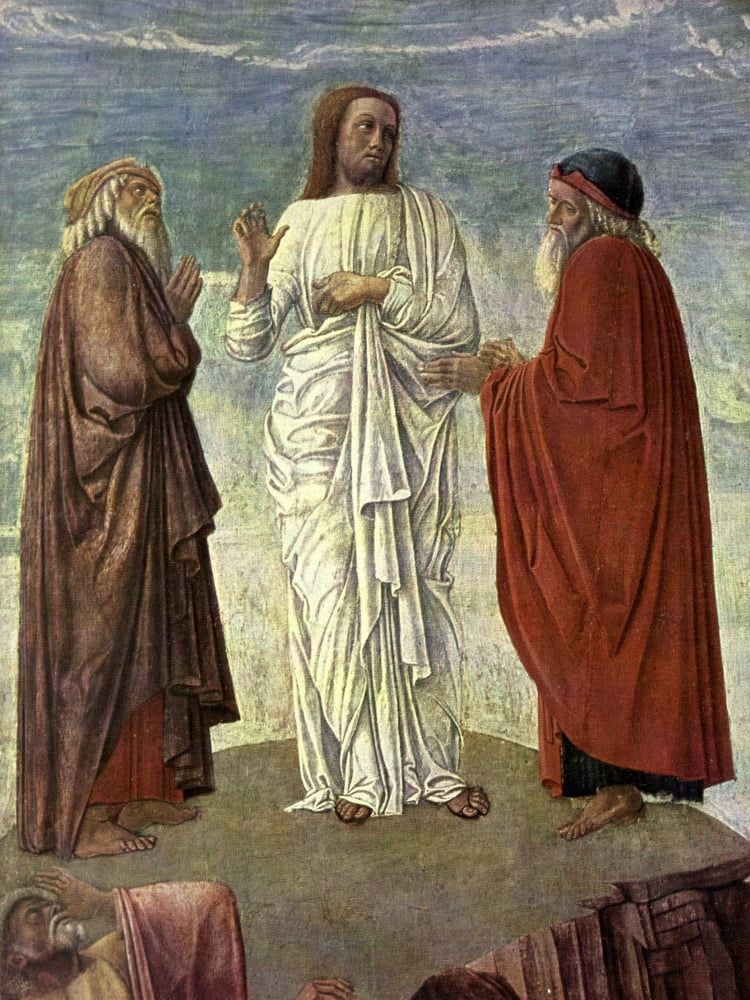 Old Masters 1900 The Transfiguration of Christ Canvas Art - Giovanni Bellini (18 x 24)