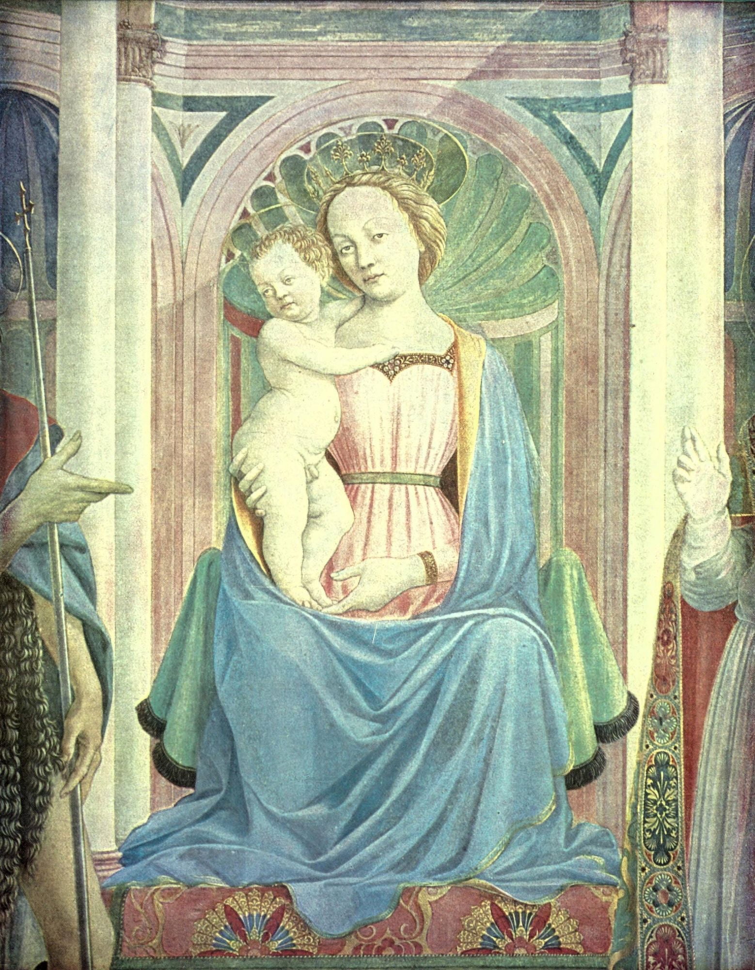 Old Masters 1900 The Virgin with child Canvas Art - Domenico Veneziano (24 x 36)