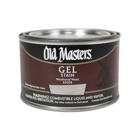 Old Masters 292668 Pint Weathered Wood Gel Stain