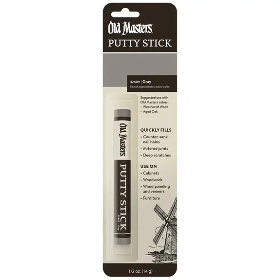 Old Masters 32409 Gray Perfect Match Putty Stick