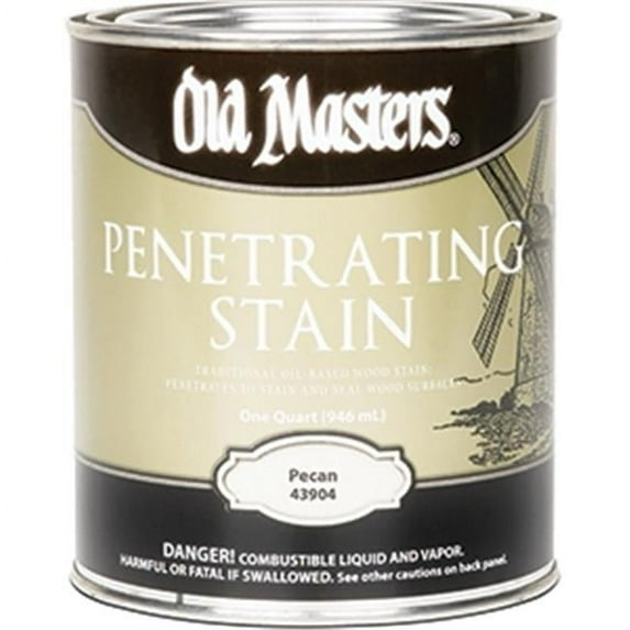 Old Masters 43904 Pecan Penetrating Stain - 1 Quart