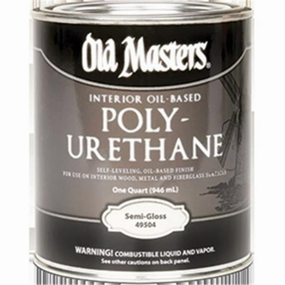 Old Masters 49504 Semi Gloss Oil Based Polyurethane - 1 Quart
