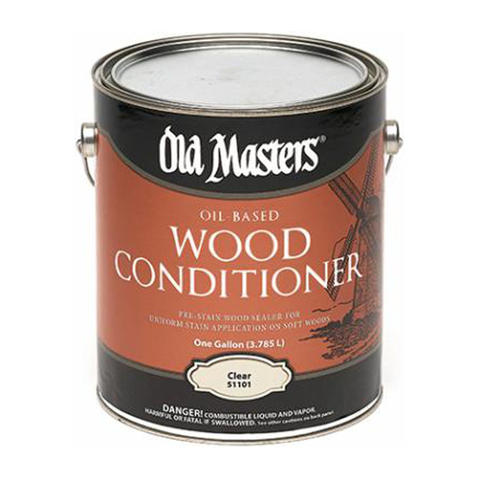 Old Masters 51101 Wood Conditioner, PreStain Sealer, Clear, 1Gallon