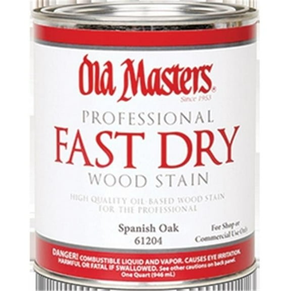 Old Masters 61204 Spanish Oak Fast Dry Wood Stain - Spanish oak - 1 Quart