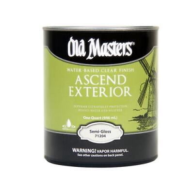 Old Masters Ascend Semi-Gloss Clear Water-Based Finish 1 qt (Pack of 4 ...
