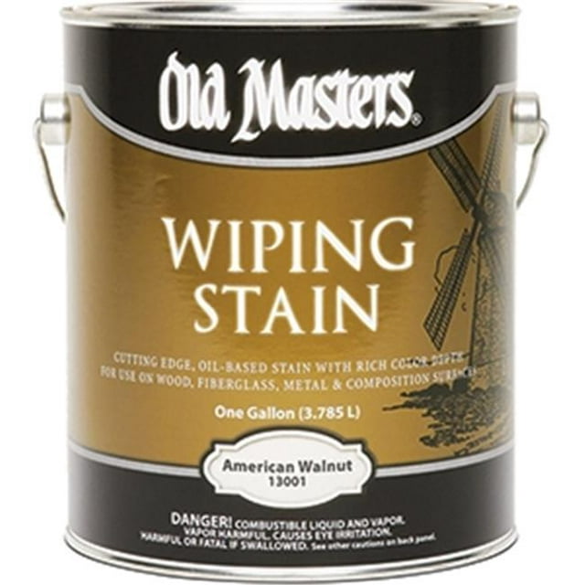 Old Masters Semi-Transparent American Walnut Oil-Based Wiping Stain 1 gal