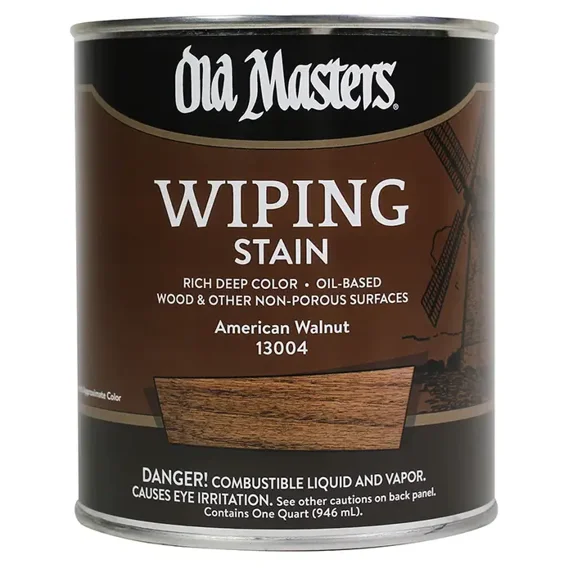 qt Old Masters 13004 American Walnut Old Masters Oil-Based Wiping Stain