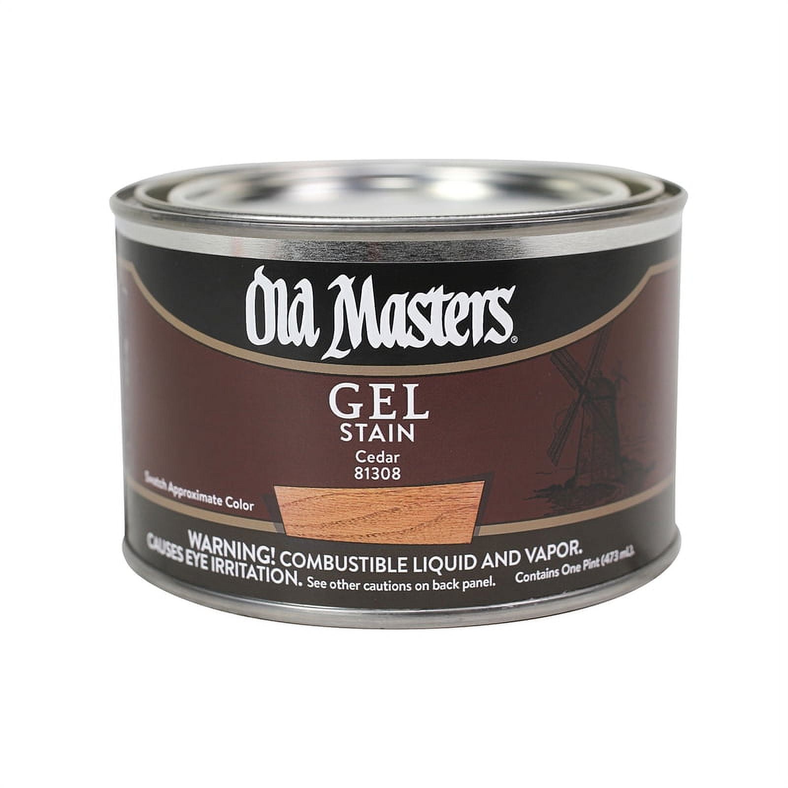 Old Masters 81308 Gel Stain Pint, Cedar