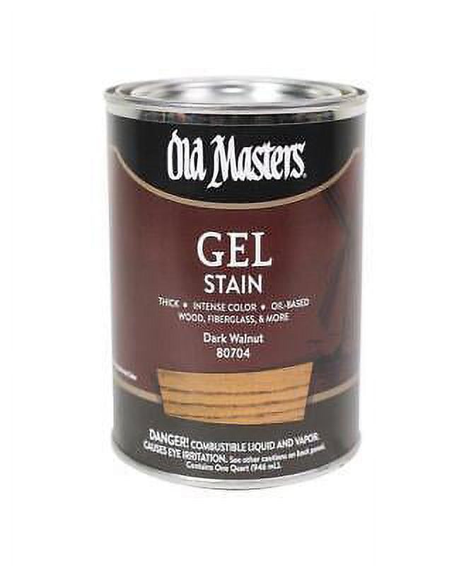 Old Masters SemiTransparent Dark Walnut OilBased Alkyd Gel Stain 1 qt
