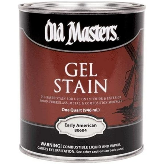 Old Masters Semi-Transparent Early American Oil-Based Alkyd Gel Stain 0.5 pt