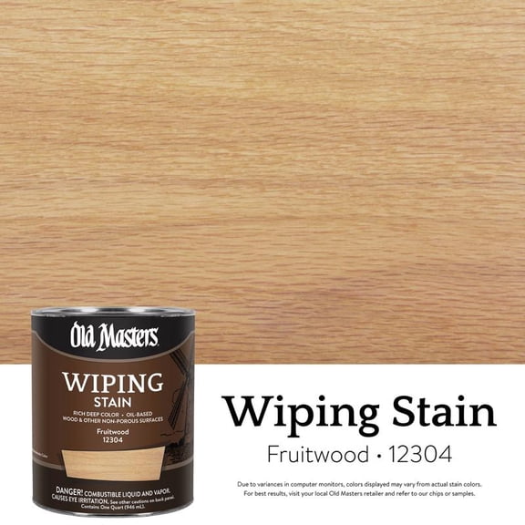 Wipe Stain Fruitwood Qt Pack of 4