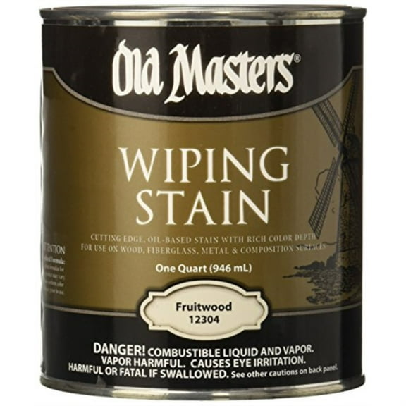 qt Old Masters 12304 Fruitwood Old Masters Oil-Based Wiping Stain