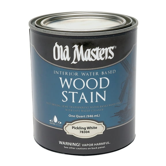 Old Masters 210279 78304 Qt Pickling White Water Based Wood Stain