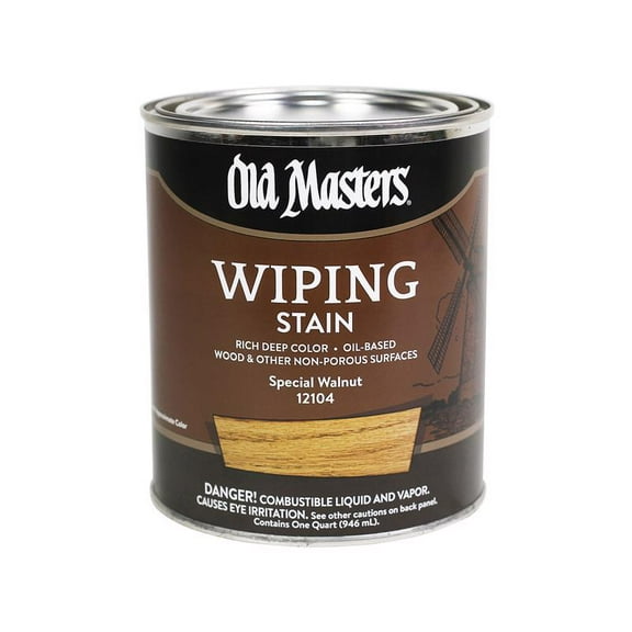 qt Old Masters 12104 Special Walnut Old Masters Oil-Based Wiping Stain