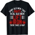 thumbnail image 1 of Old Men Gag Workout Gym Fitness Exercise Weightlifting Dad T-Shirt, 1 of 4