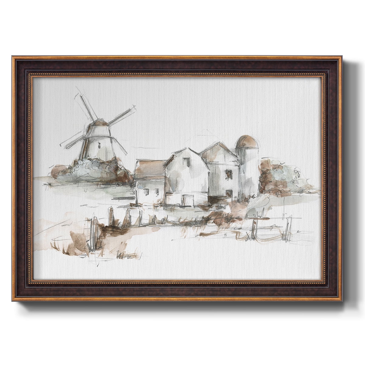 Old Mill Farm II Premium Framed Canvas- Ready to Hang