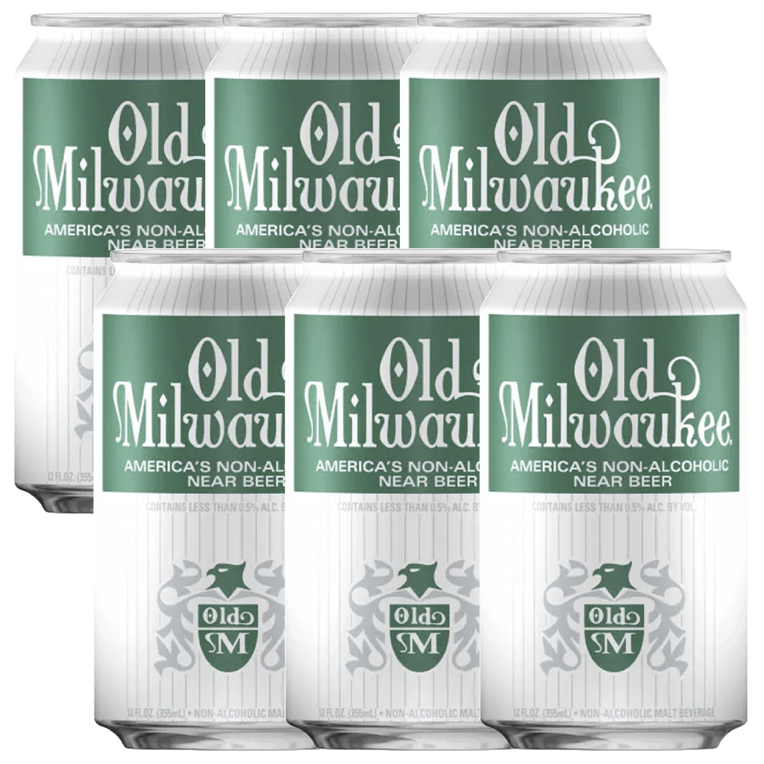 Old Milwaukee Non-Alcoholic SCH4Beer | Domestic Non-Alcoholic Malt Beverage | 12 fl oz Cans