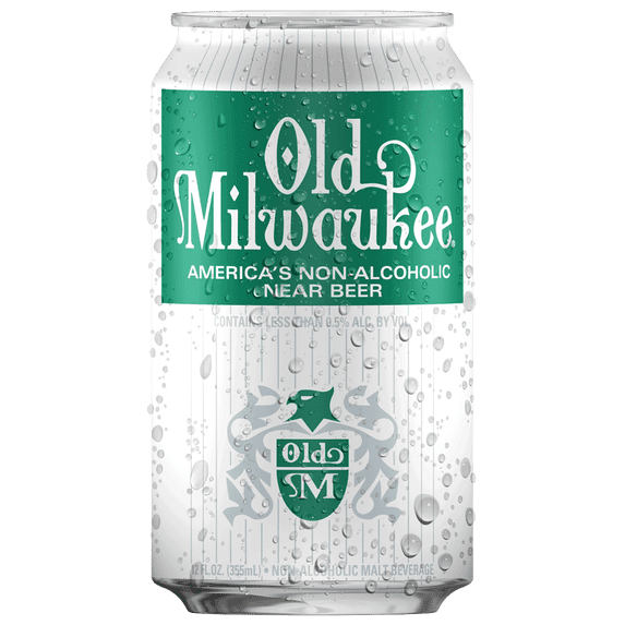 Old Milwaukee (Pack of 24) Non Alcoholic 12oz Cans Beer Brewed For That Wonderful World Of Leisure (Includes 24 Individual 12oz Old Mil Cans)
