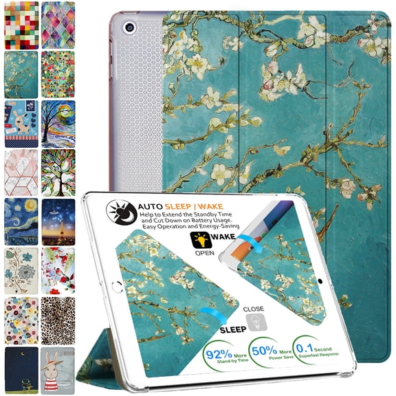 Old Model iPad 3rd Gen 9.7" 2012 TPU Case A1416 A1430 A1403 MC705LL/A MD328LL/A MD333LL/A MD336LL/A MC706LL/A MD329LL/A MD334LL/A MD337LL/A MD419LL/A MD416LL/A MC733LL/A Floral Blossom