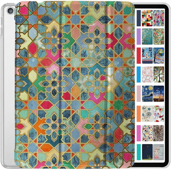 Old Model iPad 3rd Generation 9.7" 2012 Cover A1416 A1430 A1403 MC705LL/A MD328LL/A MD333LL/A MD336LL/A MC706LL/A MD329LL/A MD334LL/A MD337LL/A MD419LL/A MD416LL/A MC733LL/A MD363LL/A MD366LL/A Damask