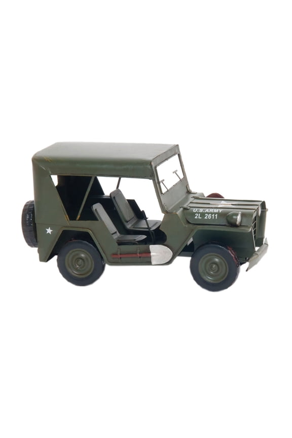 Old Modern Handicrafts 1940 Willys Quad Overland Jeep Model Car Metal