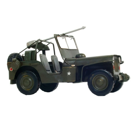 Old Modern Handicrafts 1941 Willys MB Overland Jeep Green Metal Handmade