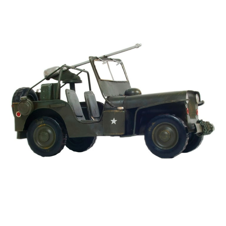 Old Modern Handicrafts 1941 Willys MB Overland Jeep Green Metal