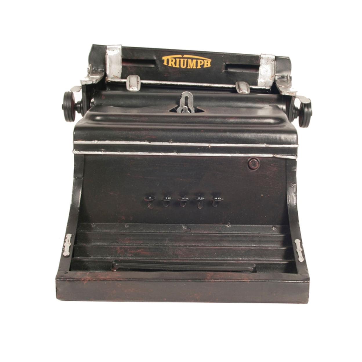 Old Modern Handicrafts 1945 Triumph German Typewriter Handmade Display-Only